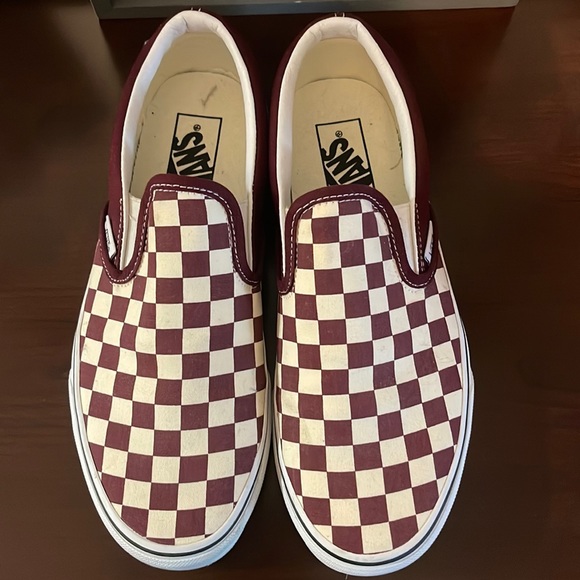 Vans Shoes - Maroon and Cream Vans!